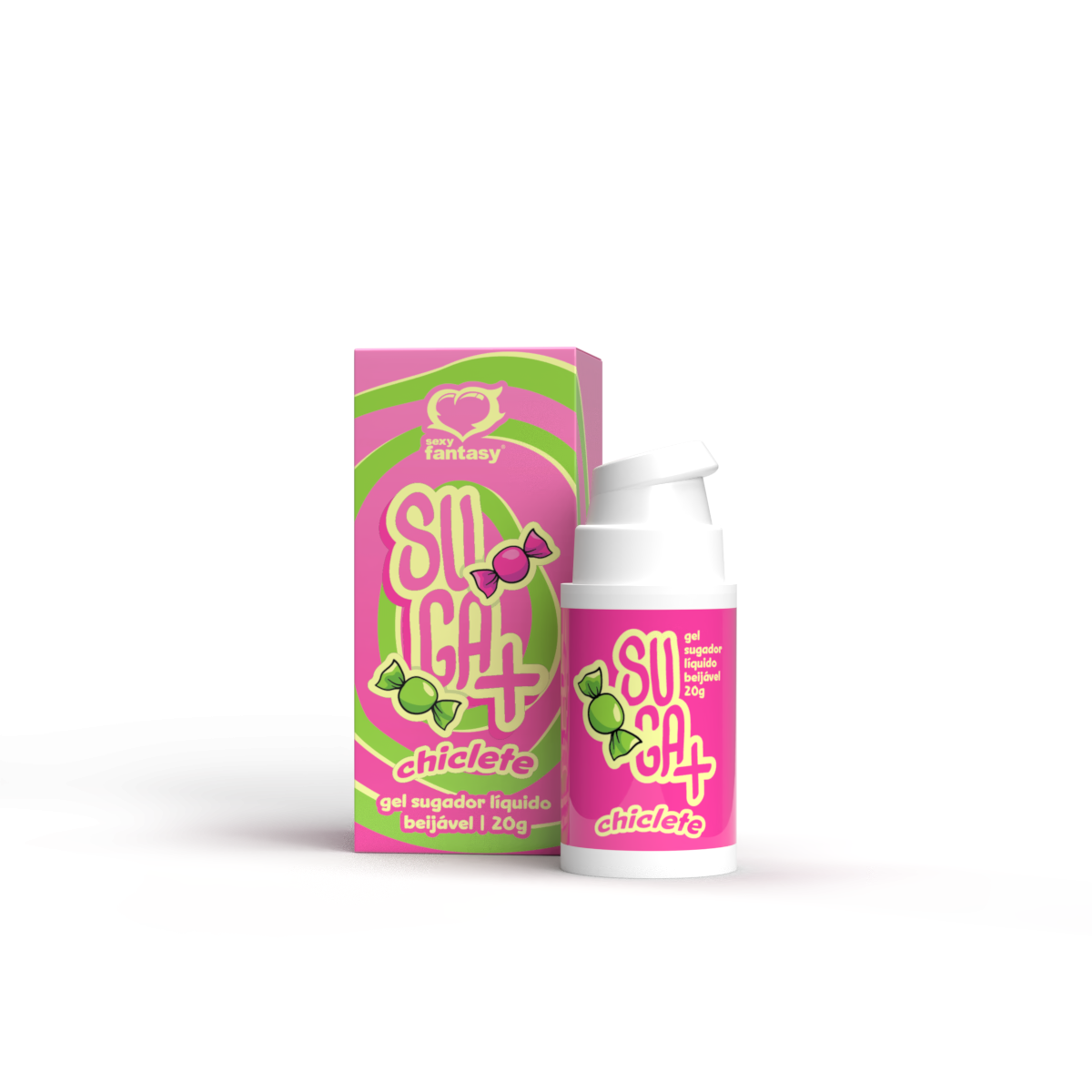 Suga+ – Estimulante íntimo, Chicle, 20 g