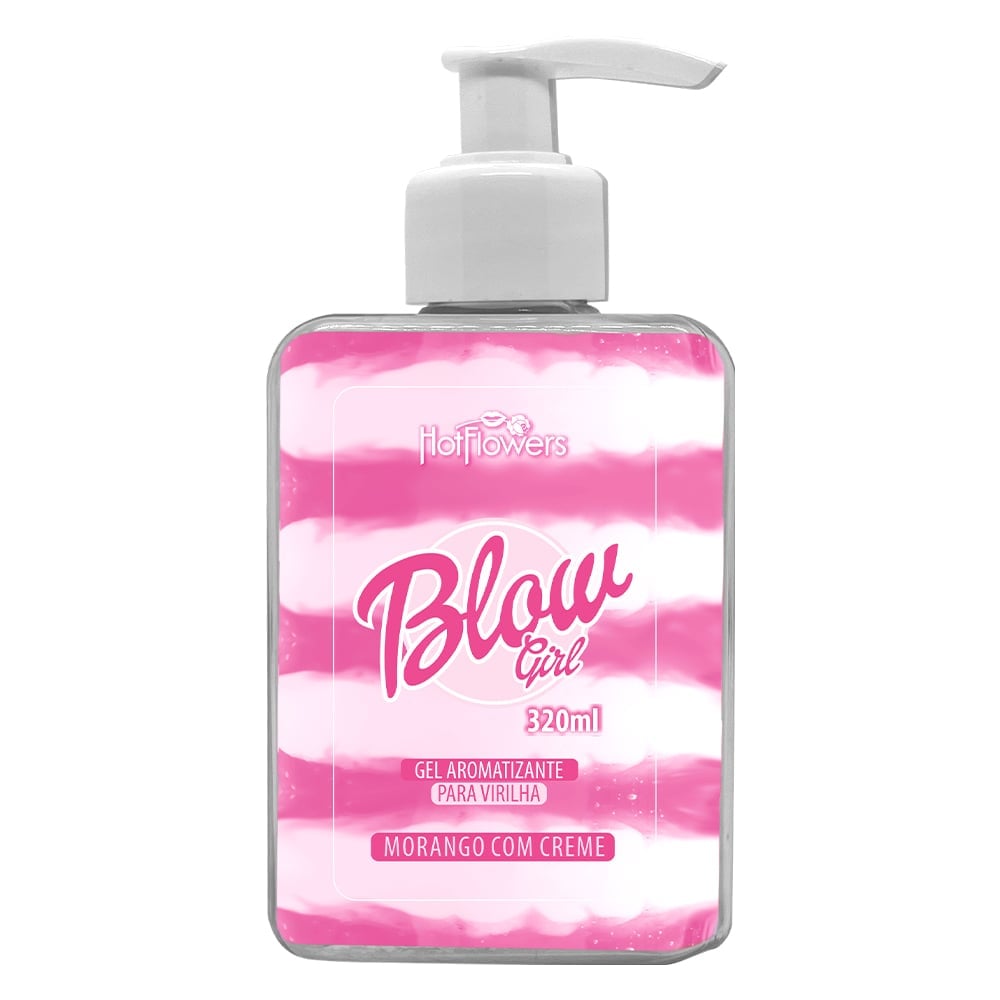 Blow Girl – Gel crema corporal Frutilla con crema, 320 ml
