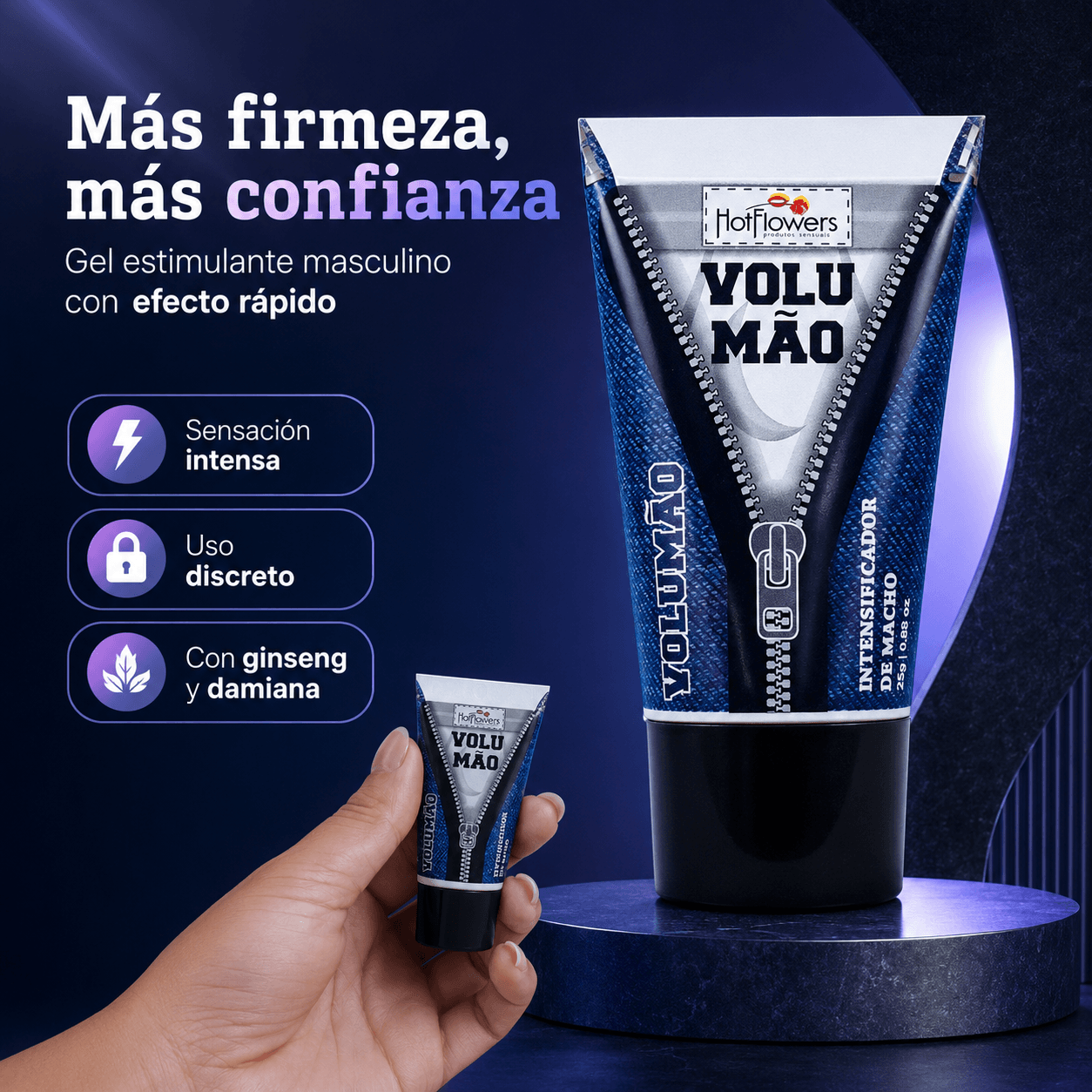 Gel Estimulante Masculino | Volumao 25g