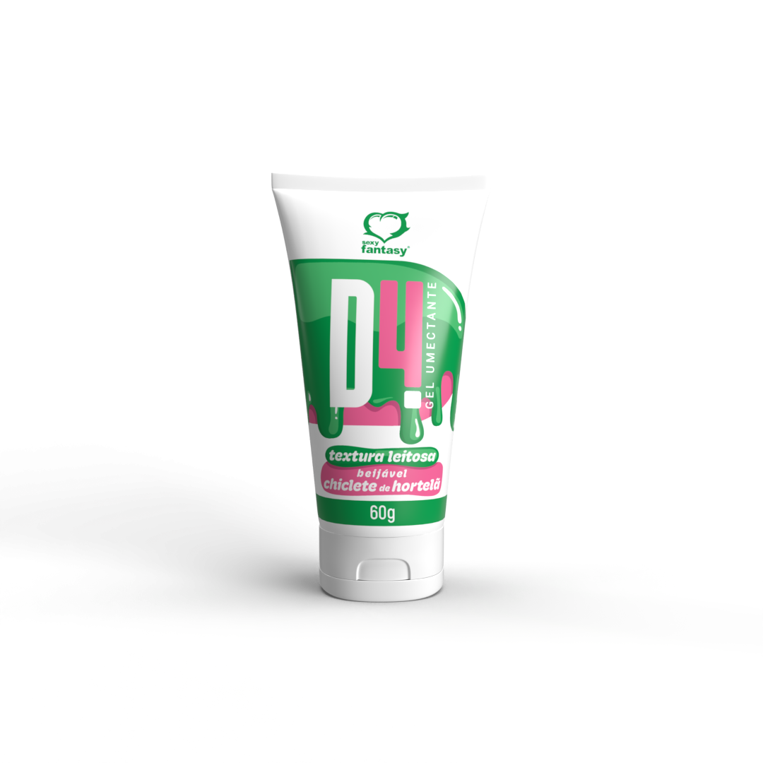 D4 lubricante íntimo – Chicle con menta, 60 g