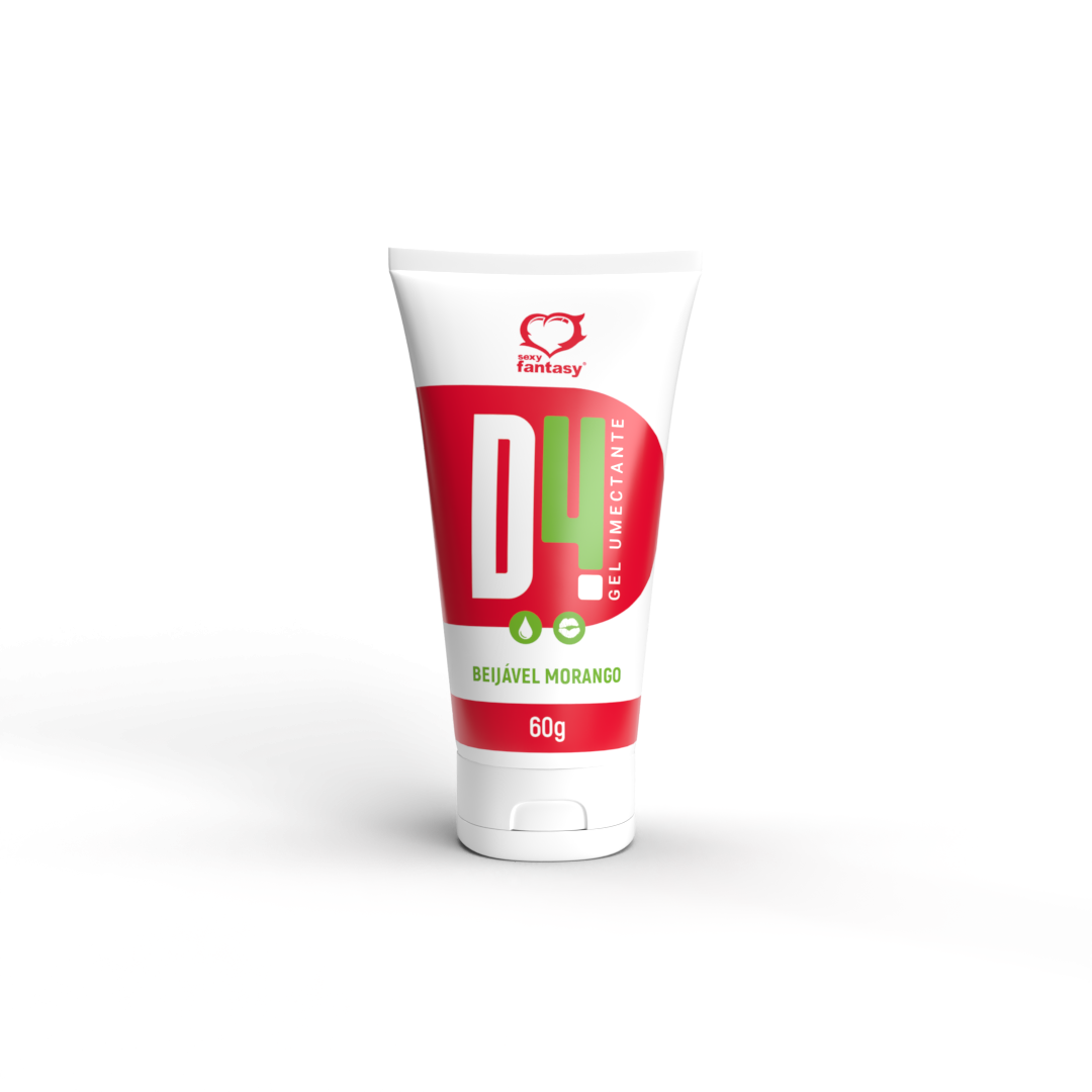 D4 lubricante íntimo – Frutilla, 60 g