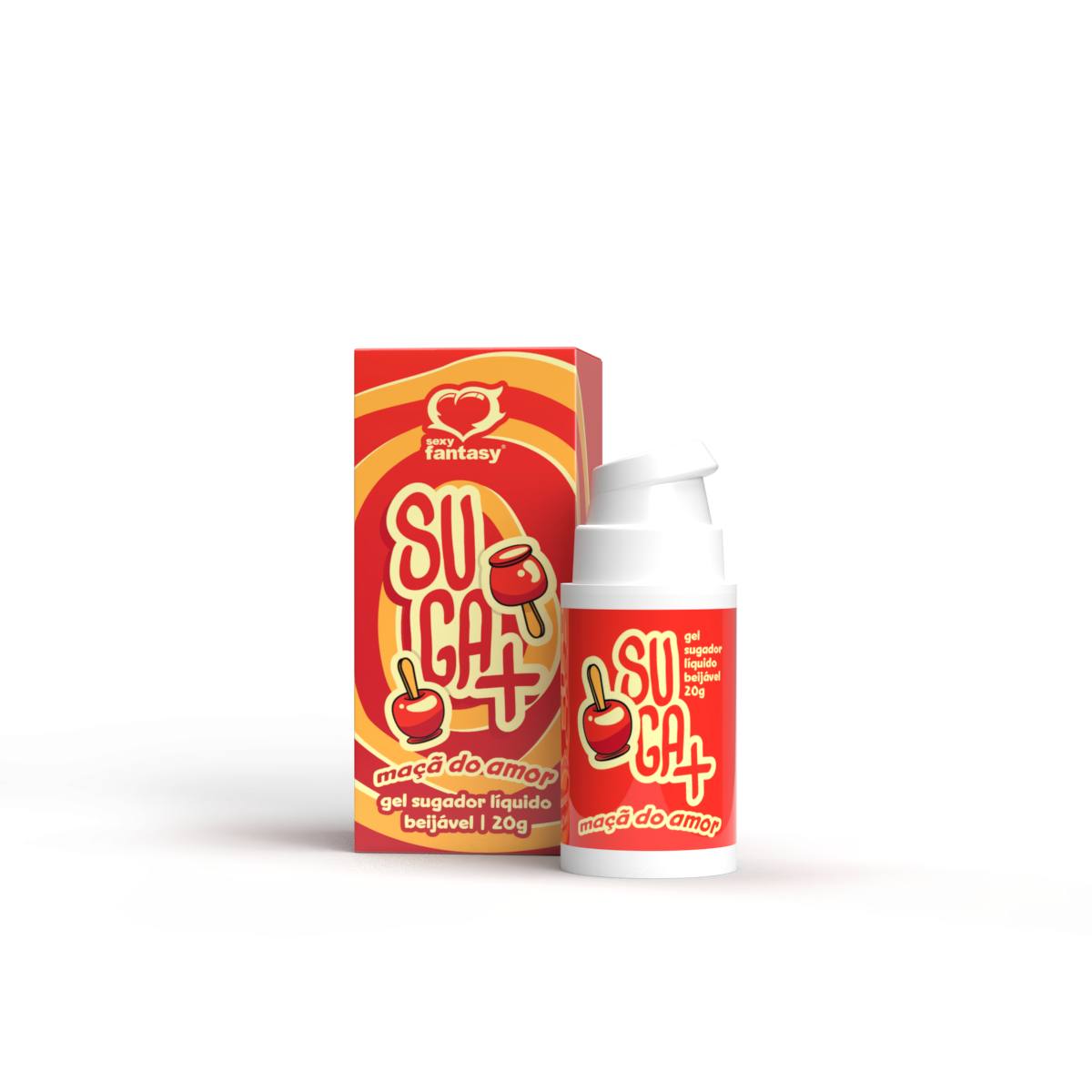 Suga+ – Estimulante íntimo, Manzana del Amor, 20 g