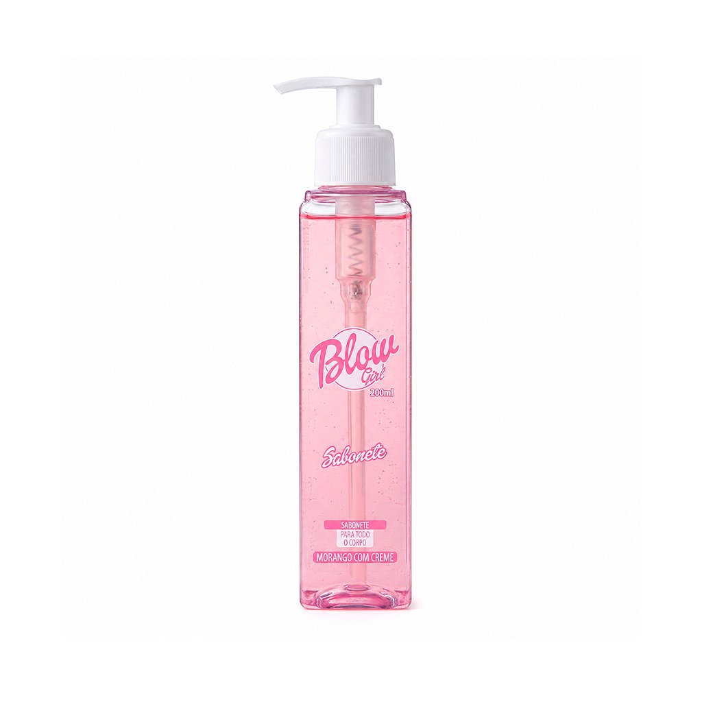 Jabón líquido corporal Blow Girl – Frutilla con crema, 200 ml