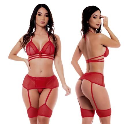 HF032V CONJUNTO APPLE VERMELHA