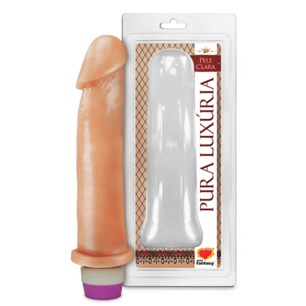 PC024 PENIS REALISTICO S/ ESCROTO C/ VIBRO 22X5,8CM