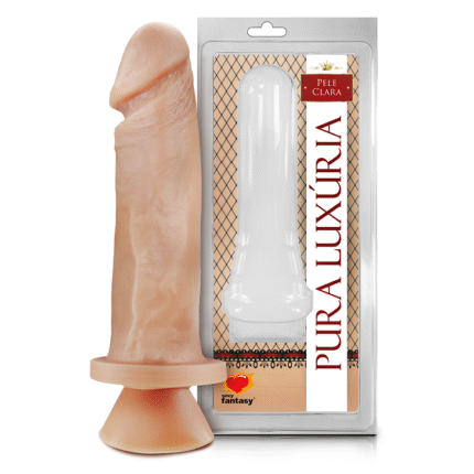 PENIS REALISTICO S/ ESCROTO C/ VENTOSA