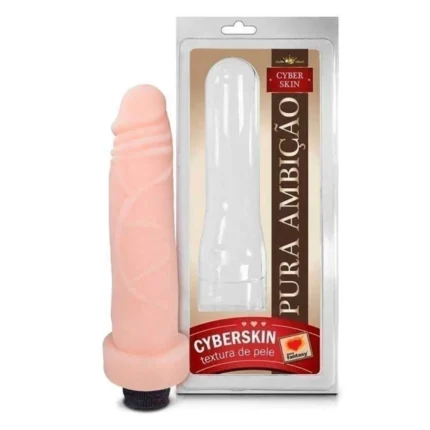 PENIS CYBER C/ VIBRO 16,5X4,5CM